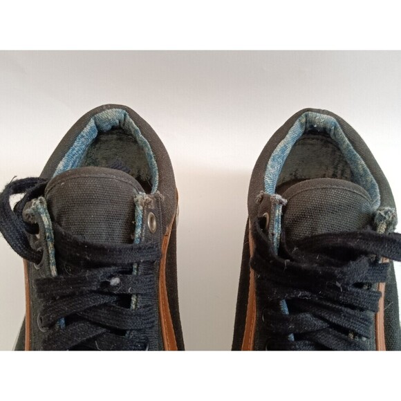 Vans Old Skool Shoes Men's 6.5 Black Low Top Sneakers - Picture 4 of 8